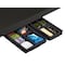 Bostitch Konnect Under Desk Drawer, Self-Adhesive Slide Out Storage Organizer, Black, 2PK KT2-DRWR-BLK - alternate 1